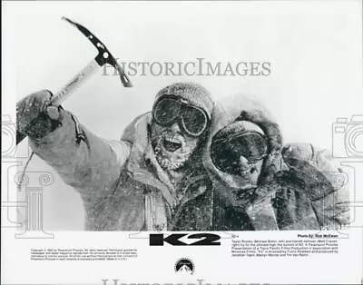 1992 Press Photo Michael Biehn And Matt Craven In  K2  - DFPG12371 • $15.99