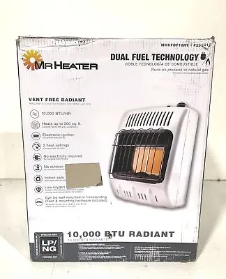 Mr. Heater 10000 BTU Vent Free Radiant Natural Gas Or Propane Space Heater • $134.99