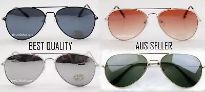 Retro Classic New Mens Womens Aviator Retro Classic Vintage Sunglasses Sunnies • $17.95