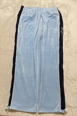 Sean John Velour Track Pants Mens XL Blue Sweatpants Hip Hop Vintage Y2K • $33.95