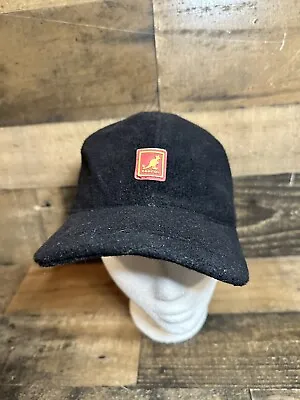 Wool Flex Fit Hat Black Kangol 3075 Size L/XL Vintage • $19