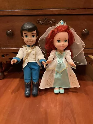 My First Disney Princess Little Mermaid Wedding Bells Ariel & Prince Eric 12” • $40.99