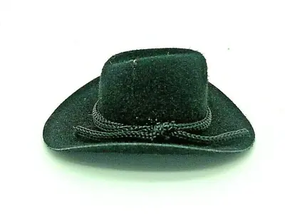 12 Felt Mini Black Cowboy Hat Cowgirl Stetson Old Western Rancher Party Favor • $11