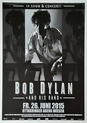 +++ 2015 BOB DYLAN Concert Poster Jun 26th Wiesen Austria 1st Print • $74.95
