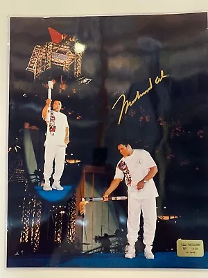 Muhammad Ali Signed 16X20 Photo Lighting Olympic Torch 1996 Olympics COA  • $850