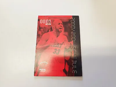 RS20 Miami Heat 2000/01 NBA Basketball Pocket Schedule - Budweiser • $2.09