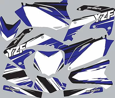 Graphic Kit For 2003-2005 YZ250f YZ 250f YZF 250 Shrouds Fender Plastic Decals  • $89