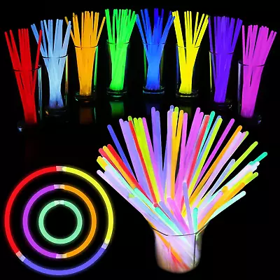 AIVANT Glow Sticks Bulk Party Supplies | 70 PCS 8 Inch Glowsticks With | Glow In • $11.39