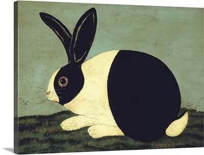 Cozy Bunny Canvas Wall Art Print Rabbit Home Decor • $109.99