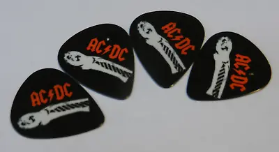 New 4ct Ac/dc Angus With Bolt On Back Guitar Picks • $7.99