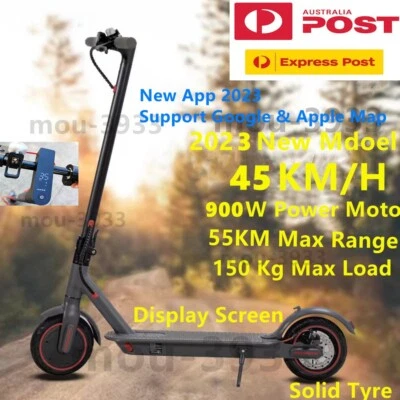 $455.95 • Buy New 2023 Electric Scooter 900W/45km/h 55km/Range App Support Google & Apple Map