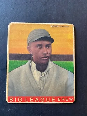 R319-Helmar BIG LEAGUE #221 Bruce Petway  Portrait Detroit Stars Negro League • $125