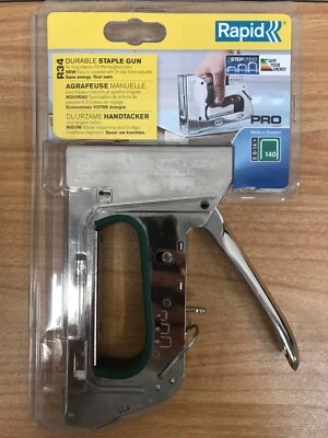 £27 • Buy Rapid Heavy Duty Manual Staple Gun PRO R34 For No. 140 Staples, DIY Staple Gun W