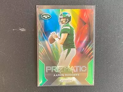 Aaron Rodgers 2023 Prizm Green Prizm Prizmatic New York Jets N19 • $0.89