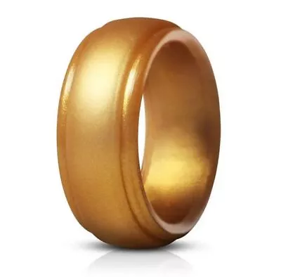 Mens Silicone Wedding Rings Sizes 7-14 Rugby Gym Crossfit • £5.99