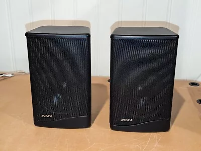 Vintage Pair Mini Advent II (2) Indoor/Outdoor 2-way Bookshelf Speakers Black • $74.99