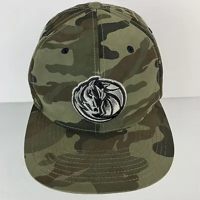 Dallas Mavericks Camouflage Camo Hat Cap Snapback Women’s Silver Metallic Mavs • $19.99