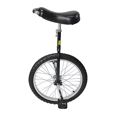 Nisorpa 20  Inch Unicycle Classic Black One Wheel Bike With Anti-Skid Alloy R... • $172.59