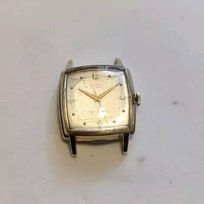 Vintage 1950 Elgin 18 Jewel Grade 608 Automatic Bumper Wristwatch Runs Well • $29.95