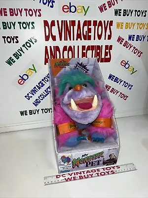 My Pet Monster Wogster Vintage 1986 Stuffed Animal Hand Puppet AmToy PLUSH VTG • $1499.99