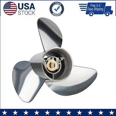 13 3/4x 17  Stainless Outboard Boat Propeller  Fit Yamaha 150-250HP  15spline • $308.75