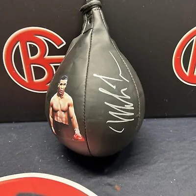 Mike Tyson Signed Picture Speed Bag Autographed Steiner CX • $209.99