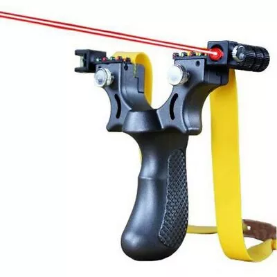 Laser Slingshot Resin Outdoor Catapult With Rubber Band Hunting High Precision • $11.99