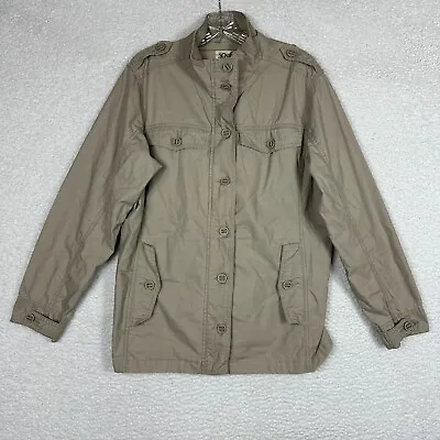 Cabelas Shooting Field Jacket Mens Size XL Gray Canvas Hunting Outdoor Pockets • $22.39