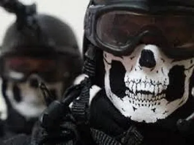 Skull Half Face Bandana Skeleton Ski Motorcycle Biker Paintball Mask Scarf • $8.99