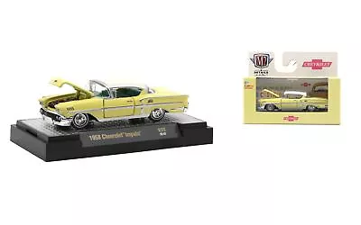 1:64 1958 Chevrolet Impala -- Yellow -- M2 Machines • $16.09