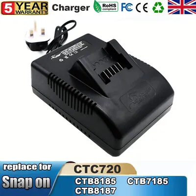Snap On Charger CTC720 For 18Volt Li-ion Battery CTB8185 CTB8187 CTB7185 CT7850 • £36.90
