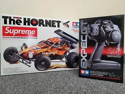 New Supreme X Tamiya 1/10 The Hornet R/C Car Flames Kit Limited Edition Sold-Out • $709.51