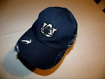 Auburn Tigers Dark Blue DISTRESSED Hat Zephyr  The Z Hat  Adjustable Cotton • $17.60