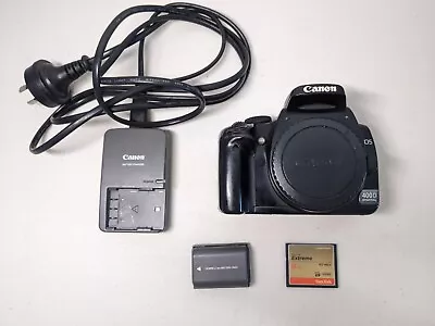 Canon EOS 400D Digital SLR Camera (Body Only) W/ Battery & Charger. • $140