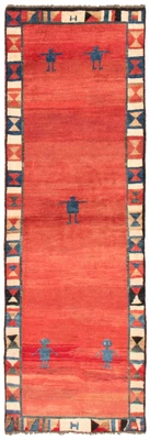 $514.80 • Buy Hand Knotted Gabbeh Carpet 3'3  X 9'10  Traditional Wool Area Rug