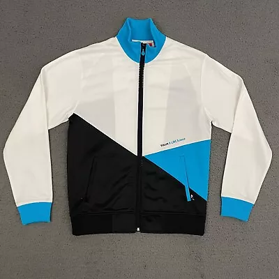 Volcom Jacket Mens Medium Colorblock Full Zip V-Line Science Pockets Outdoor • $26.21