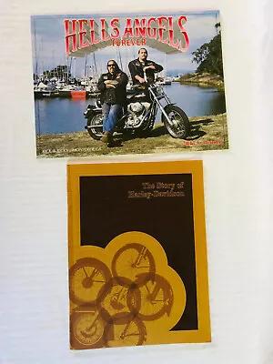 Lot Of 2 Vintage Hells Angel Forever Calendar & The Story Of Harley Davidson Boo • $20