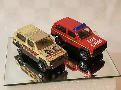 Vintage 1986 Matchbox Jeep Cherokee Mr. Fixer Home Appliance Repair Fire Chief  • $4.29