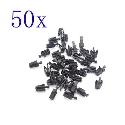 50 Pcs Grille Retainer Clips Black For Mazda Mitsubishi Toyota Honda Ford Escort • $6.58