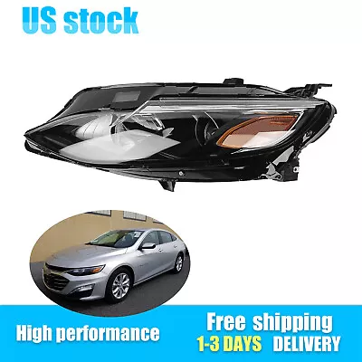 For 2019-2024 Chevrolet Malibu Halogen Headlight Headlamp Left Driver Side • $75.88