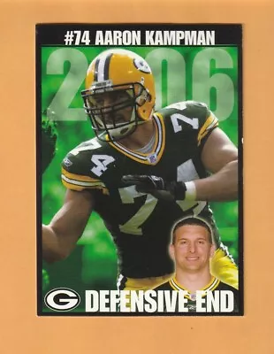 Aaron Kampman Green Bay Packers 2006 Police #15 Iowa Hawkeyes Parkersburg IA 3Z • $2.50