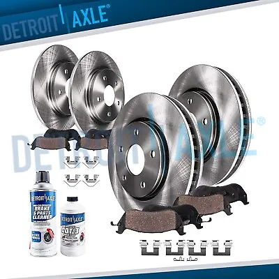 Front And Rear Brake Rotors + Brake Pads For Honda Oddessey Brakes Pad Ceramic • $200.90