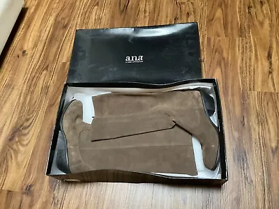 Vintage Suede Boots Vintage Amber NEW DEADSTOCK W/ BOX $130 Women Sz 9 M • $39.99