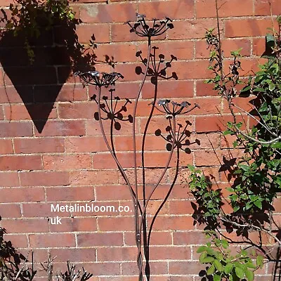  Triple Metal Cow Parsley Sculpture / Garden Art/ Garden Supports/ Garden Stakes • £75