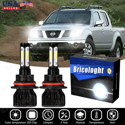 4 SIDE 9007 HB5 LED Headlight Bulb Conversion Kit High Low Dual Beam 6000K White • $18.16