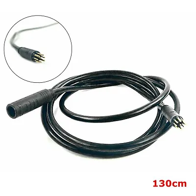 $15.99 • Buy E-Bike 9 Pin Wheel Motor Extension Cable Female To Male Wire Electric Bike 130cm