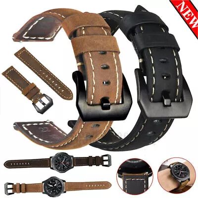 Genuine Leather Watch Band Vintage Strap For Samsung Gear S3 Classic / Frontier • $12.99