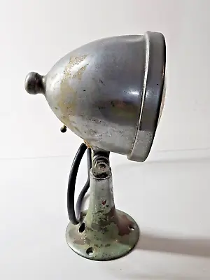 Vintage Runabout Boat Spotlight Chrome Bronze Base 12 Volt Bulb And Switch Work • $69.95