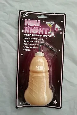 Willy Dicky Pecker Drinking Bottle  Hens Night Party Game/ Bachelorette Penis • $7.99