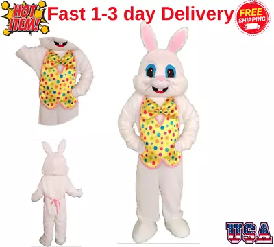 Easter Rabbit Bunny Rabbit Mascot Costume Adult Size Fancy Dress (bunny) NEW • $84.99